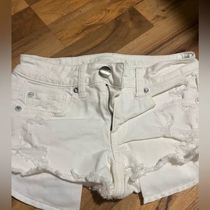 White American Eagle size double 0 jeans shorts